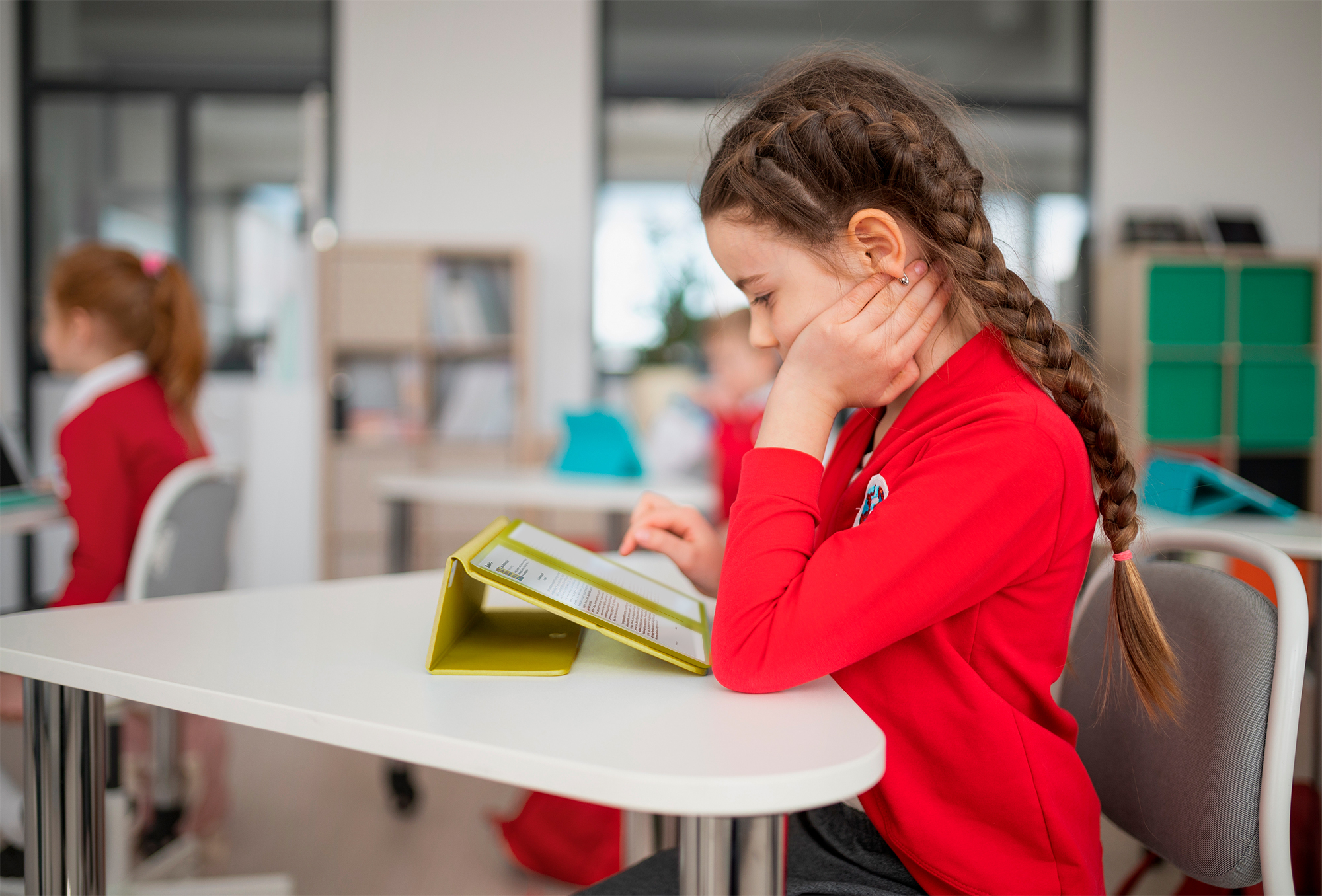 School administrator managing classrooms and resources on the READTYCH platform